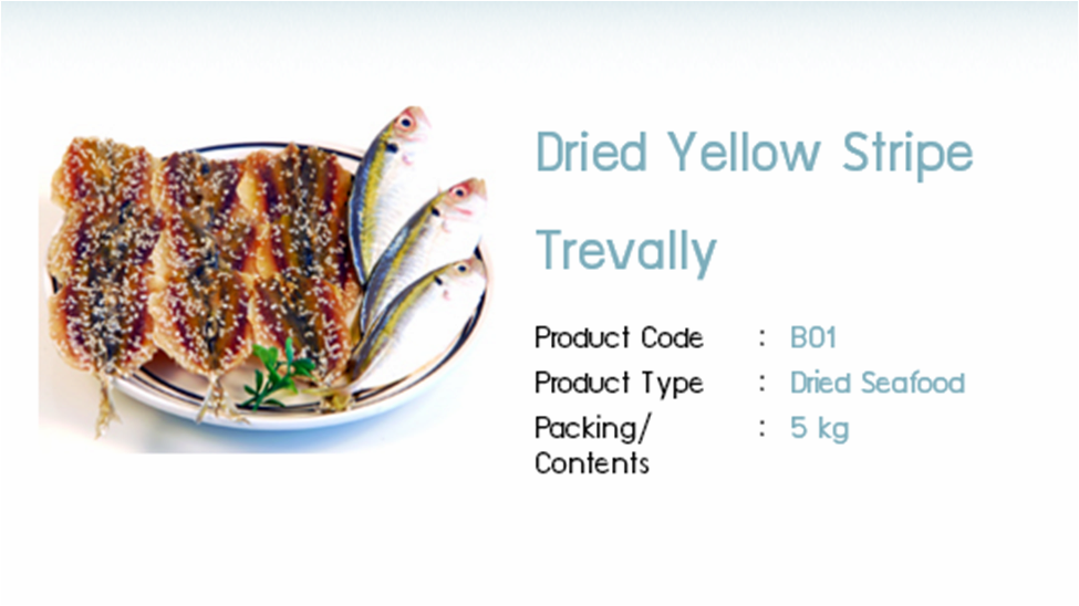 Dried Yellow Striped Trevally